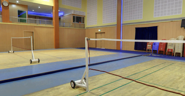 Indoor Auditorium and Badminton Court  